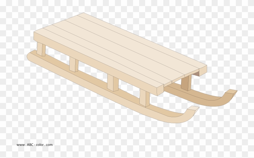 Sledge Raster Clipart - Санки Рисунок Png Transparent Png