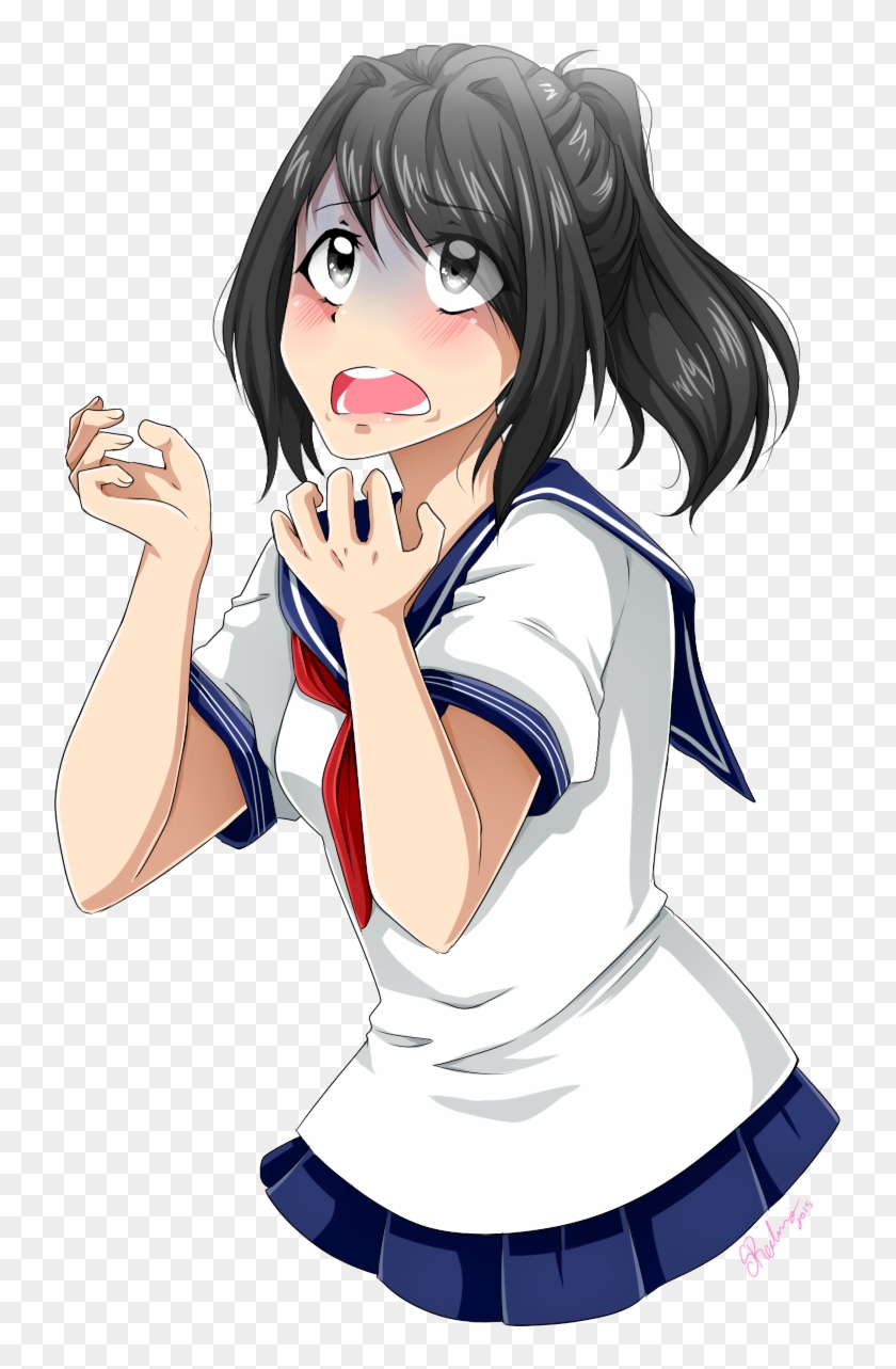 Please Stop Sending Me Stupid E-mails - Yandere Chan Png Clipart #3496255
