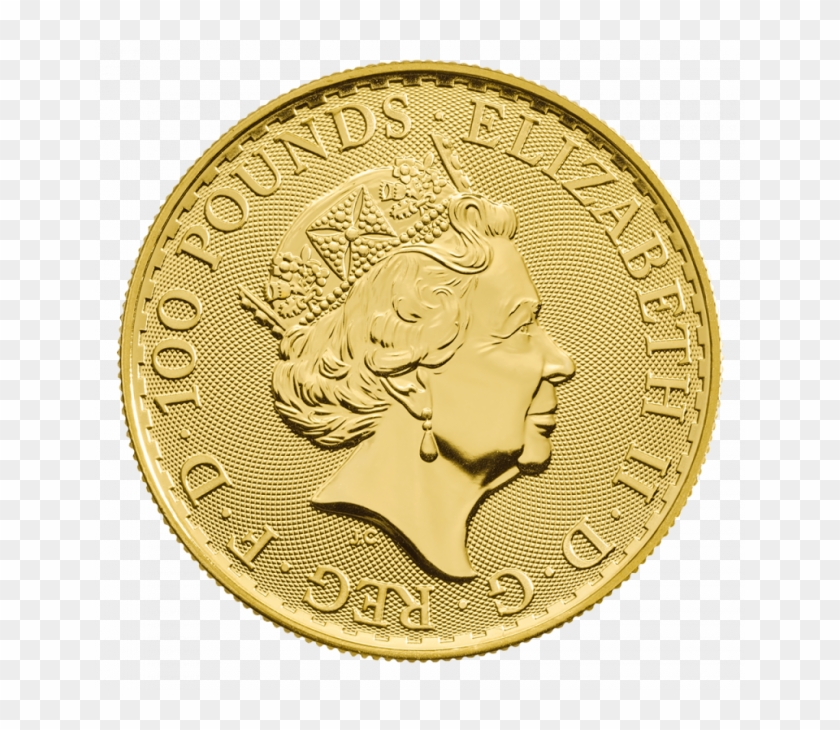 1 Oz Britannia Oriental Border Gold Coin Back - Britannia Clipart