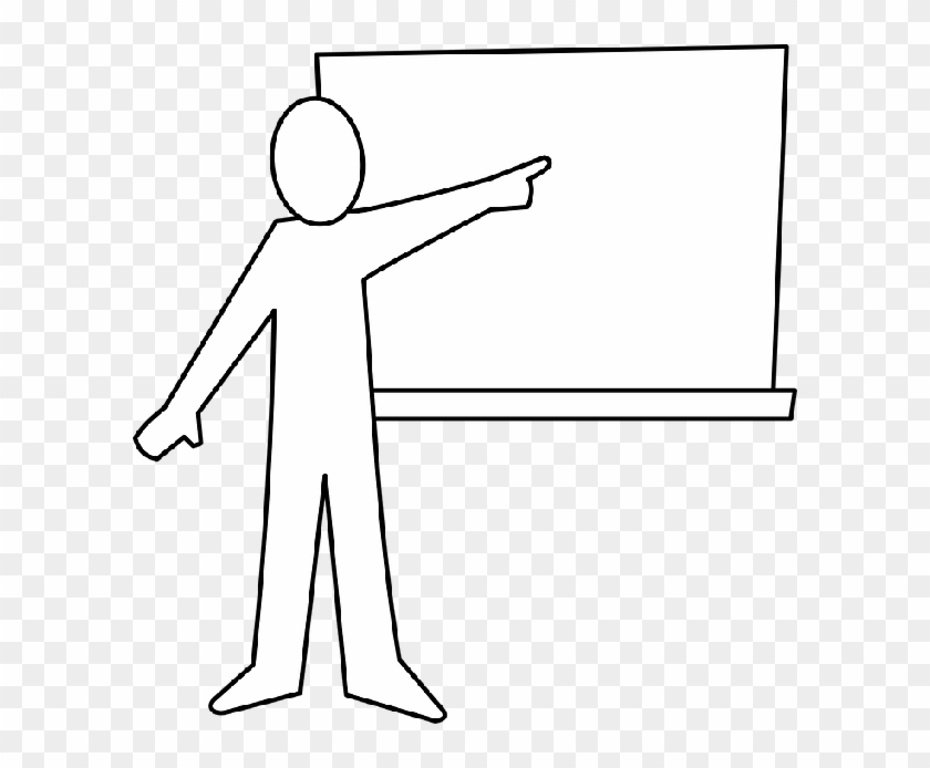 Notes - Teacher Clipart Black Background - Png Download #3496386