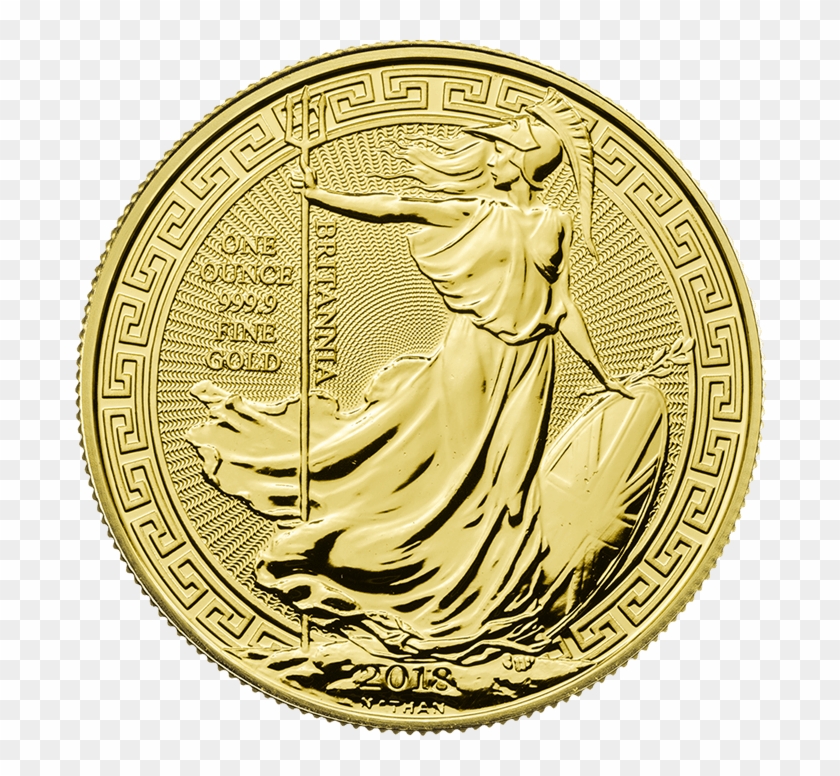 Britannia 2018 Oriental Border 1 Oz Gold Coin - Britannia Gold Coin 2016 Clipart