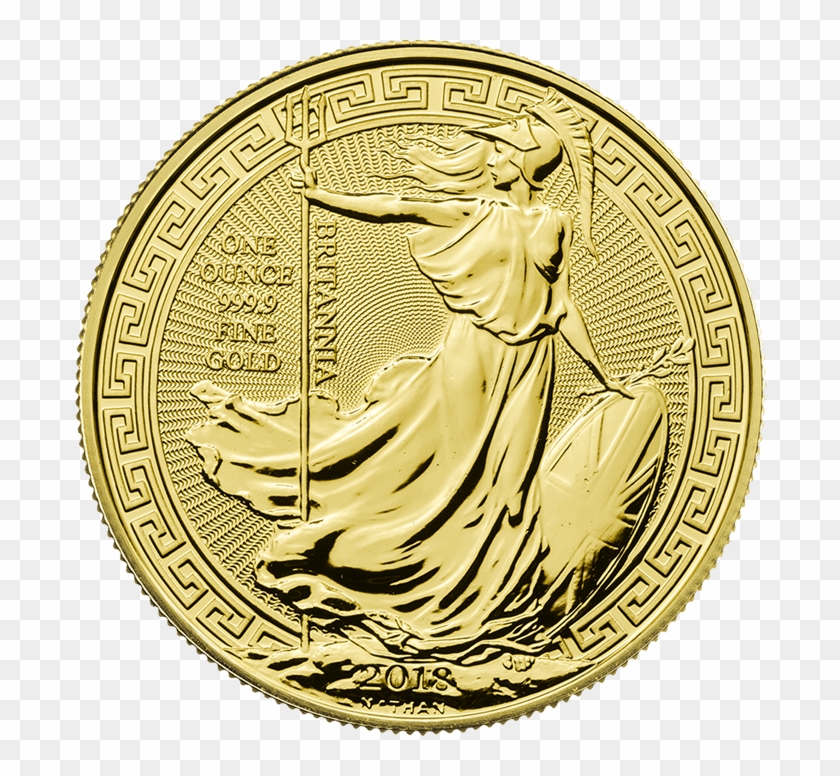 Britannia 2018 Oriental Border 1 Oz Gold Coin - Britannia Gold Coin 2016 Clipart #3496476