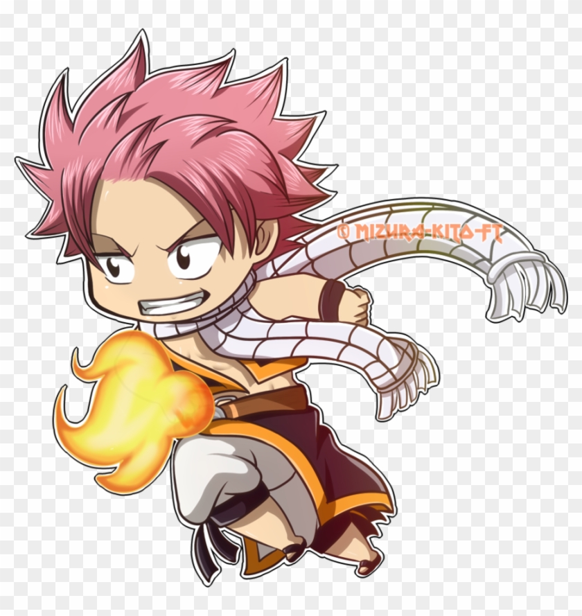 Natsu Chibi By Yuhichu - Natsu Dragneel Chibi Png Clipart #3496600