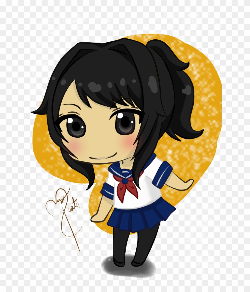 Yandere Chan - Cartoon Clipart