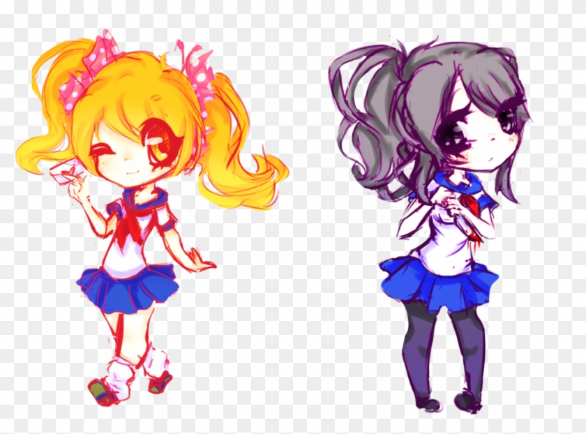Yandere Simulator,разное,ys Art,yandere-chan - Rival Chan Chibi Clipart