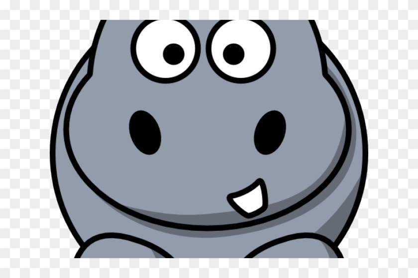 Chibi Clipart Hippo - Animales Por La H - Png Download