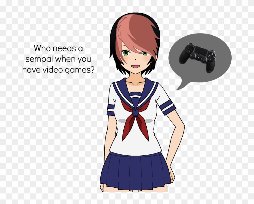 Ask Yandere Chan And Senpai - Cartoon Clipart