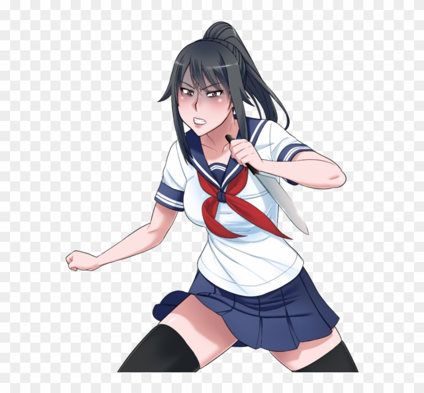 #yandere #yanderesim #yanderedev #yanderesimulator - Ayano Aishi Clipart #3497658