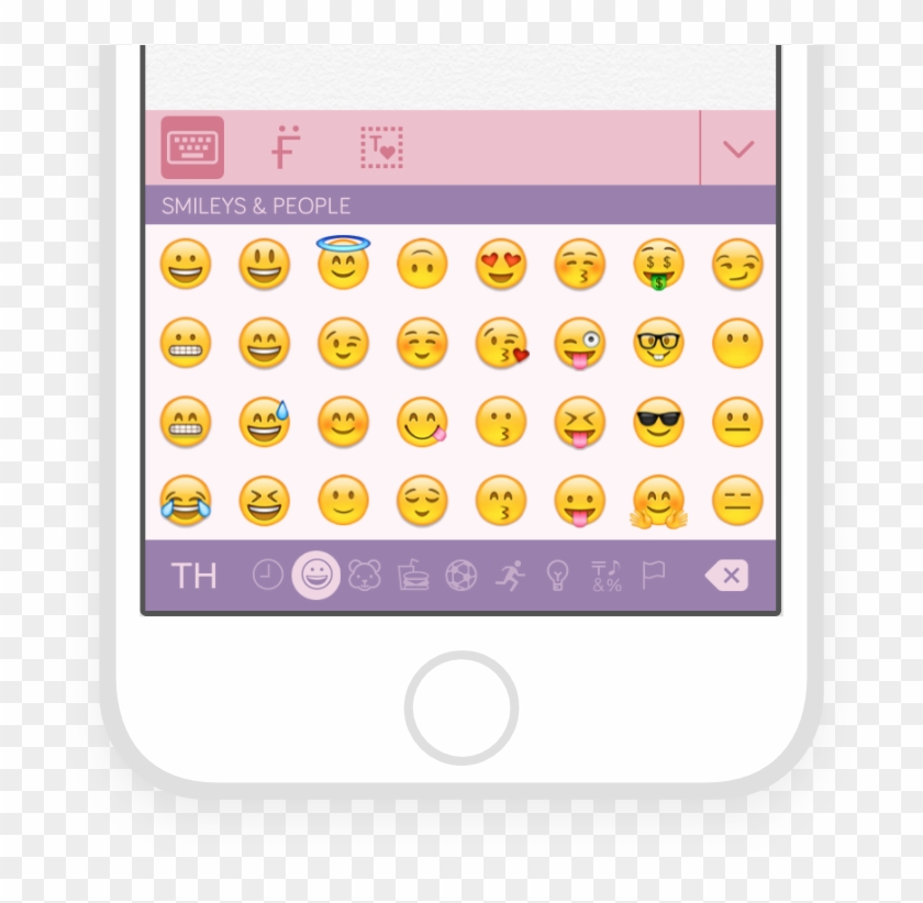 Enjoy Typing With Emoji Keyboard - Iphone Emoticons Clipart