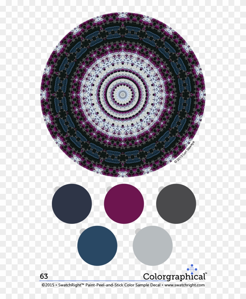 Color Inspiration 63 Featuring Benjamin Moore Paint - Circle Clipart