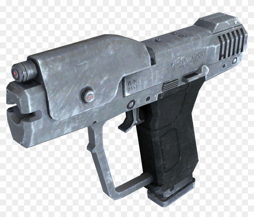 With Slwhile - Halo Pistol Clipart #3498050