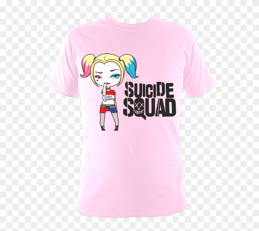 Harley Quinn Chibi Character - Aircraft On T Shirt Clipart