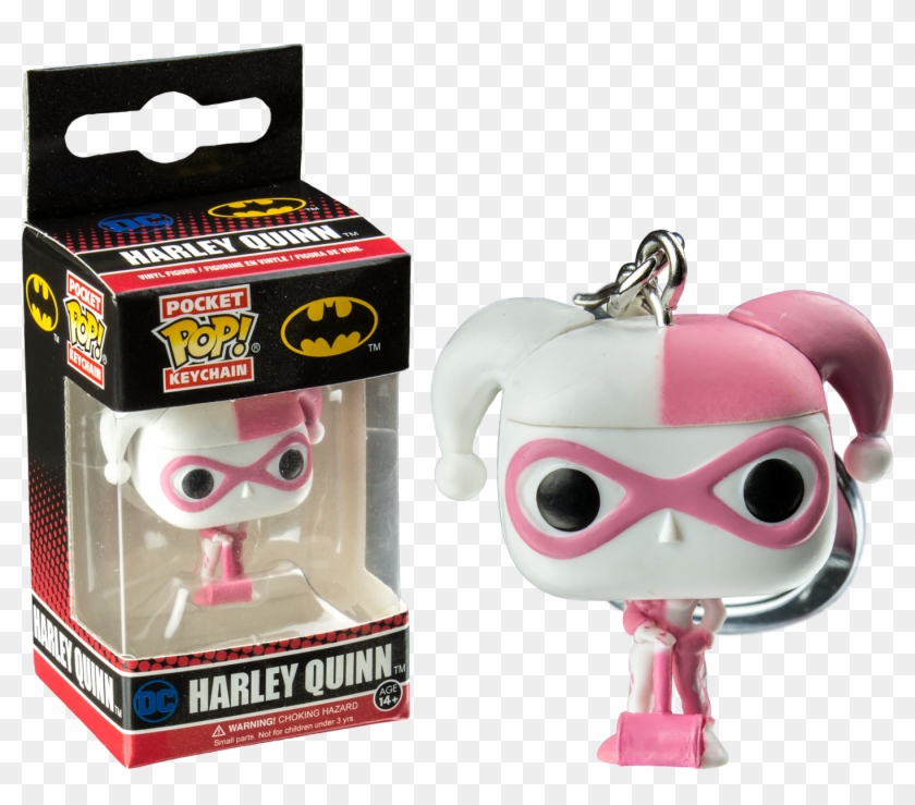 Harley Quinn Pink Pocket Pop Vinyl Keychain - Pocket Pop Harley Quinn Clipart #3498368