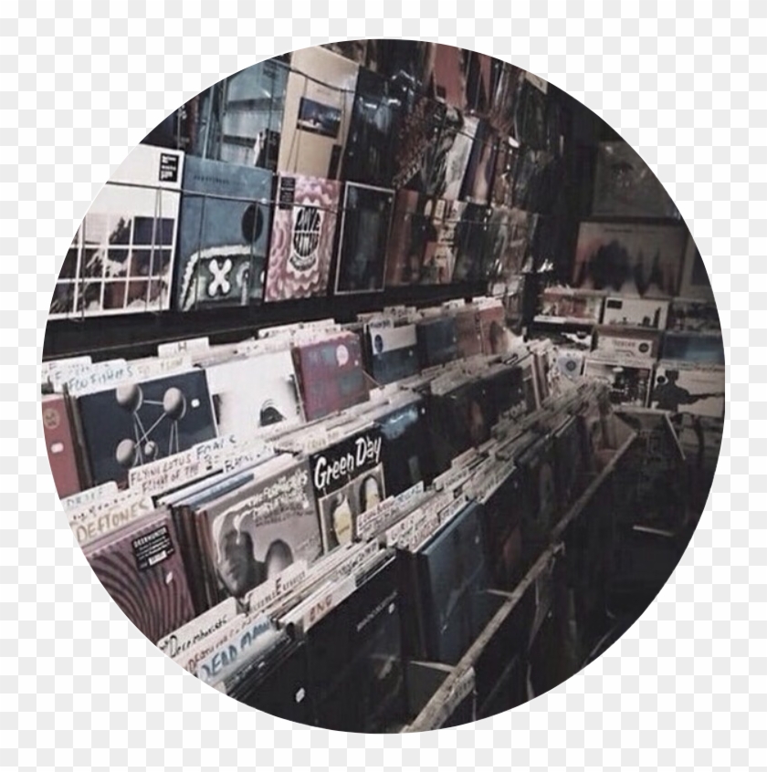 Grunge Music Tumblr Aesthetic Album Record Niche Icon - Vintage Grunge Indie Aesthetic Clipart