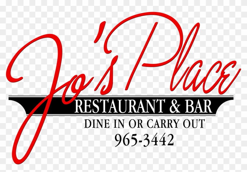 Jo's Place Sign No Border - Calligraphy Clipart