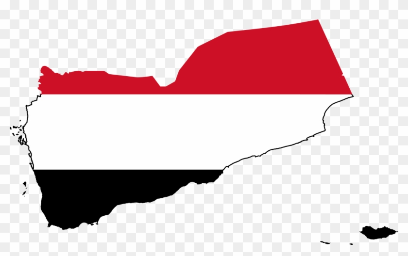 Saudi Coalition Threatens Force To Prod Yemen Rebels - Yemen Flag And Map Clipart #3498841