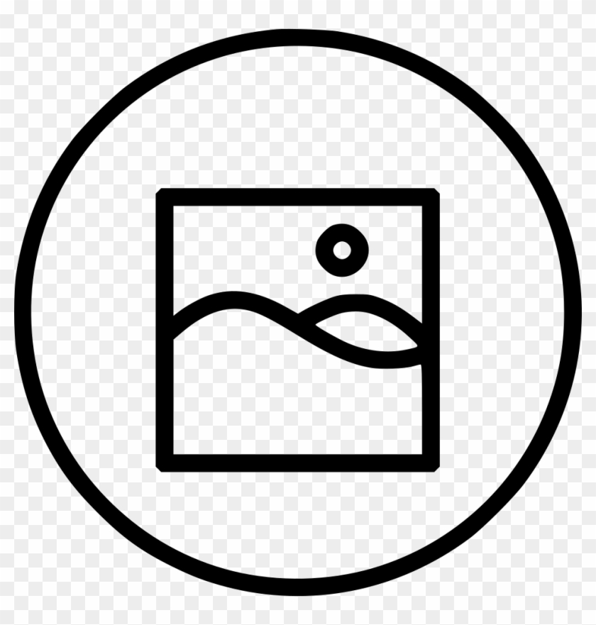 Gallery Image Picture Potrait Album Png Icon - Circle Clipart