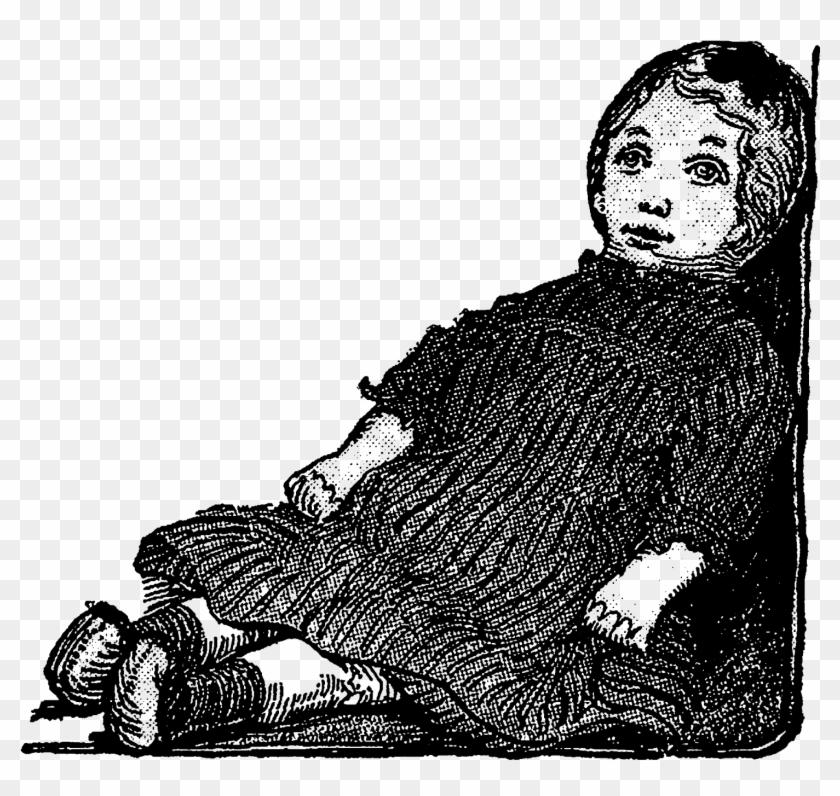 These Vintage Toys Are Charming, And The Digital Corner - Sitting Clipart #3499011