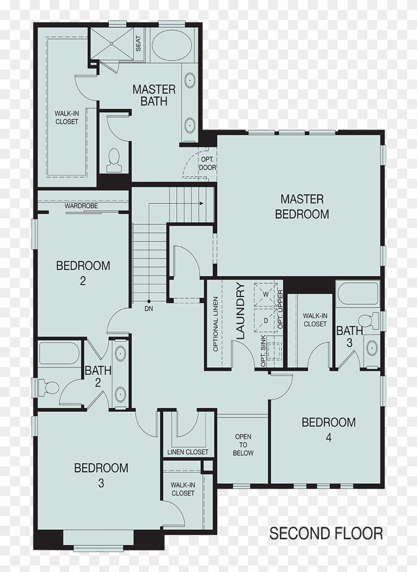 Plan 2 - Floor Plan Clipart