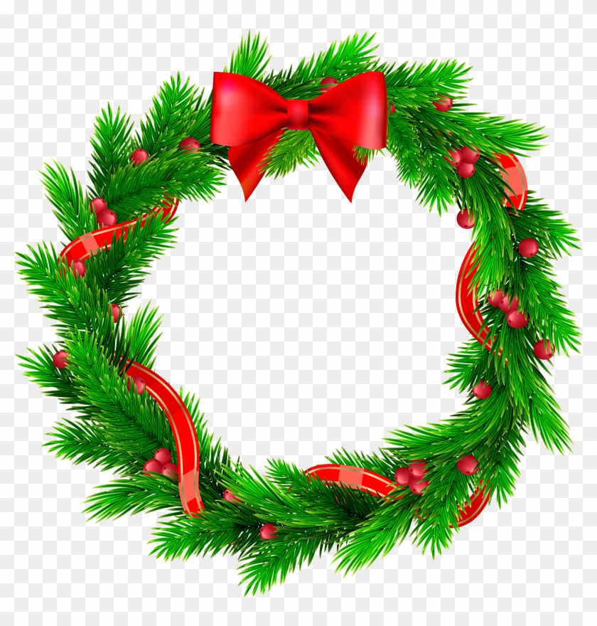 View Full Size - Wreath Clipart