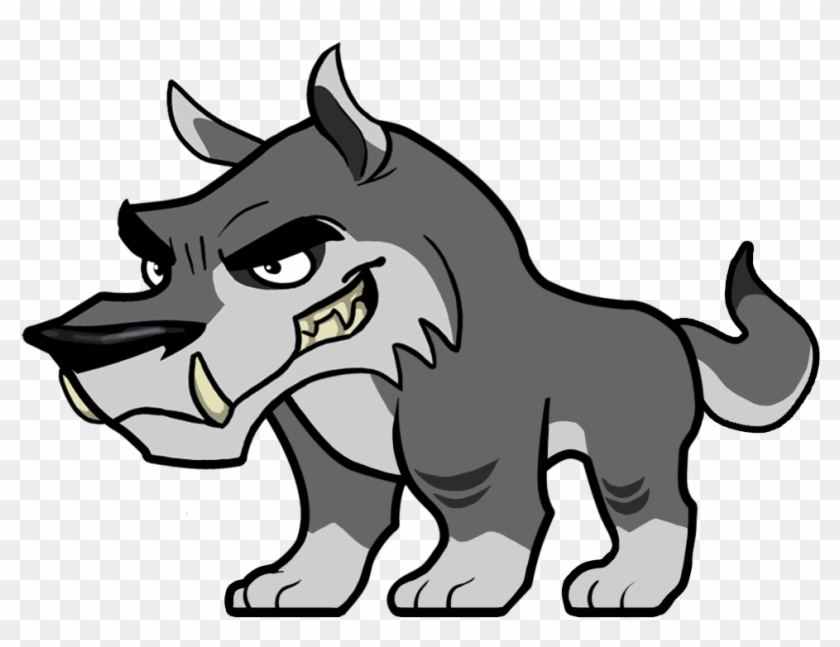 Animated Wolf Png - Wolf Cartoon No Background Clipart