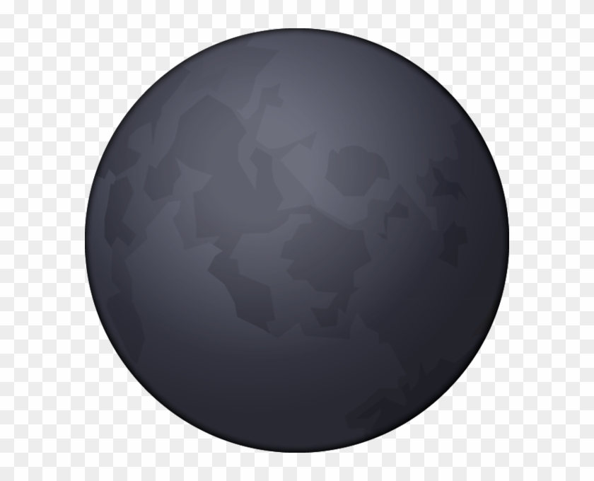 Black Moon Emoji Png Clipart