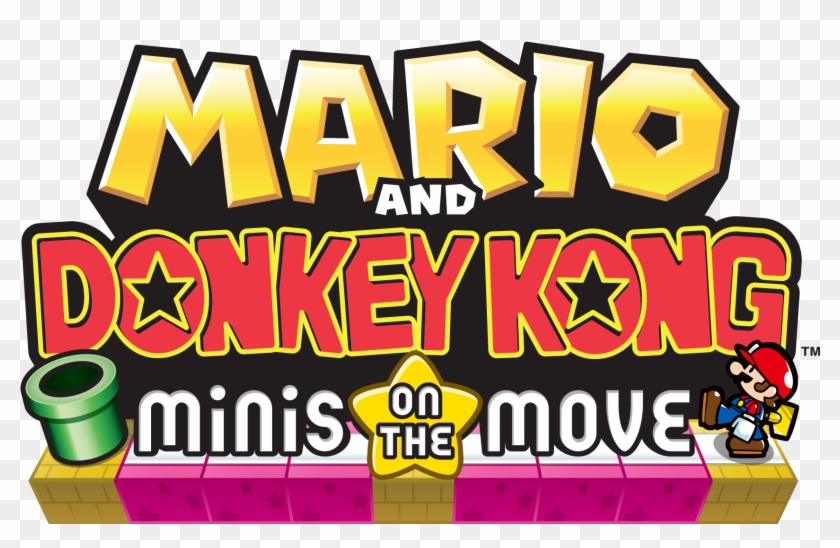 Gamestop Now Sells Download Codes For Mario And Donkey - Mario Vs Donkey Kong Logo Clipart