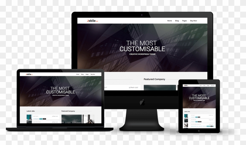 Free Version Demo - Wordpress Theme Mockup Clipart