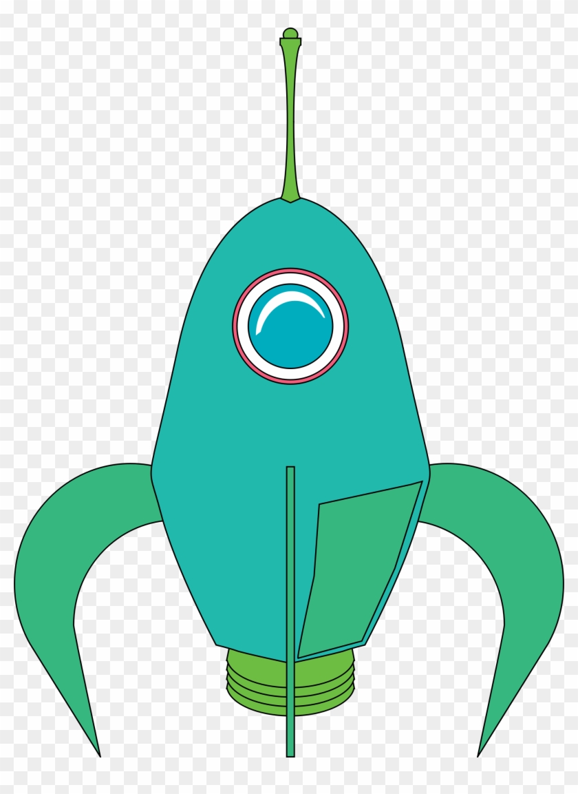 Clipart Futuristic Rocket - Futuristic Clipart - Png Download #351245