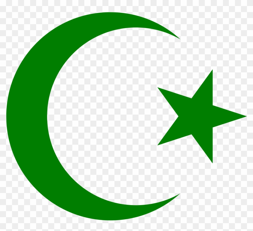 Star And Crescent - Muslim Logo Png Clipart