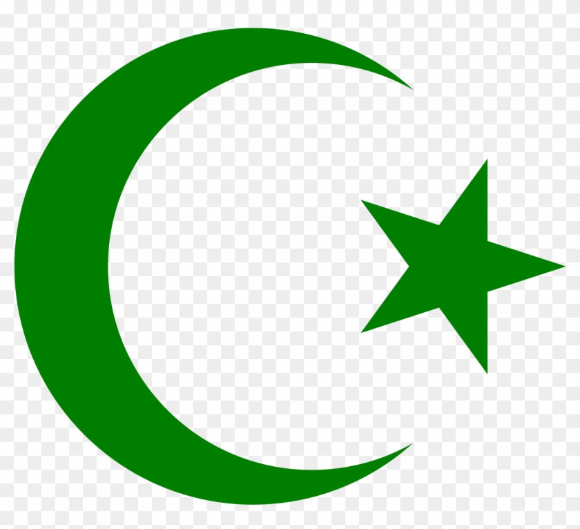 Star And Crescent - Muslim Logo Png Clipart #351246