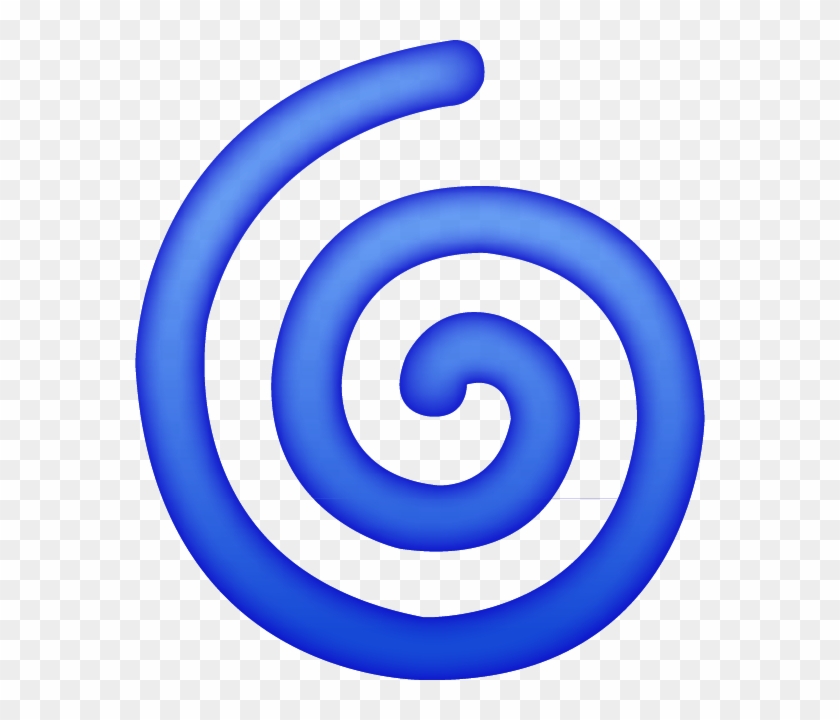 Free Ball And Moon Emoji - Blue Swirl Emoji Clipart #351375