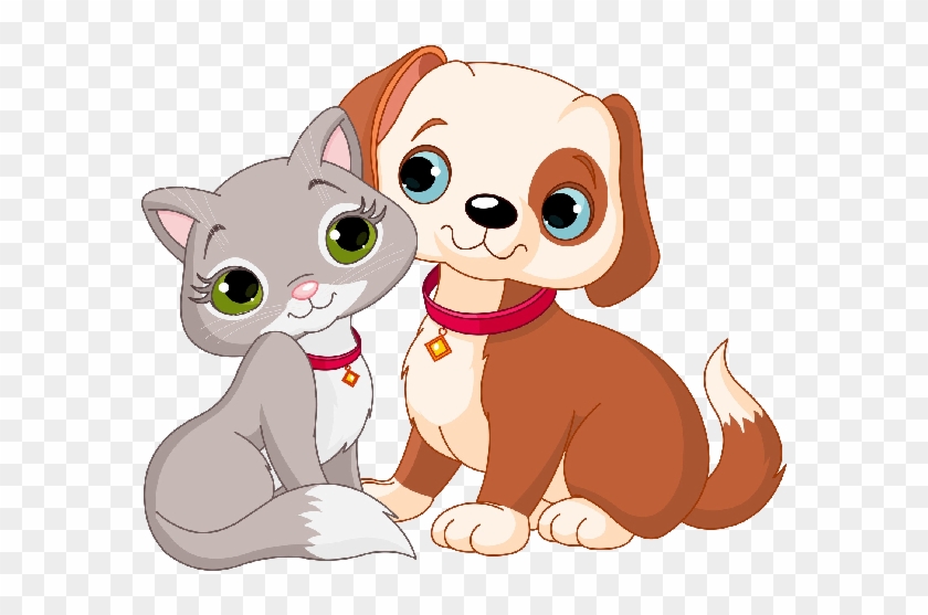 Picture Royalty Free Stock Clipart Of Dogs - Dog And Cat Clipart - Png Download