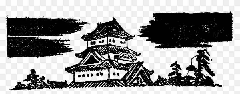 Big Image - Japanese Castle Clipart - Png Download