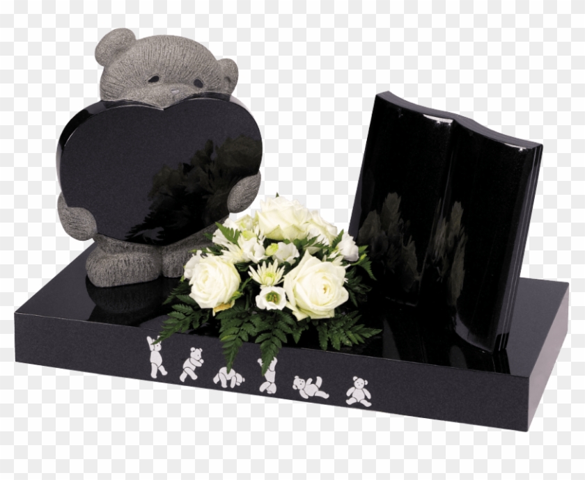 Children's Memorials & Headstones - Tumbling Ted Headstone Clipart #351679