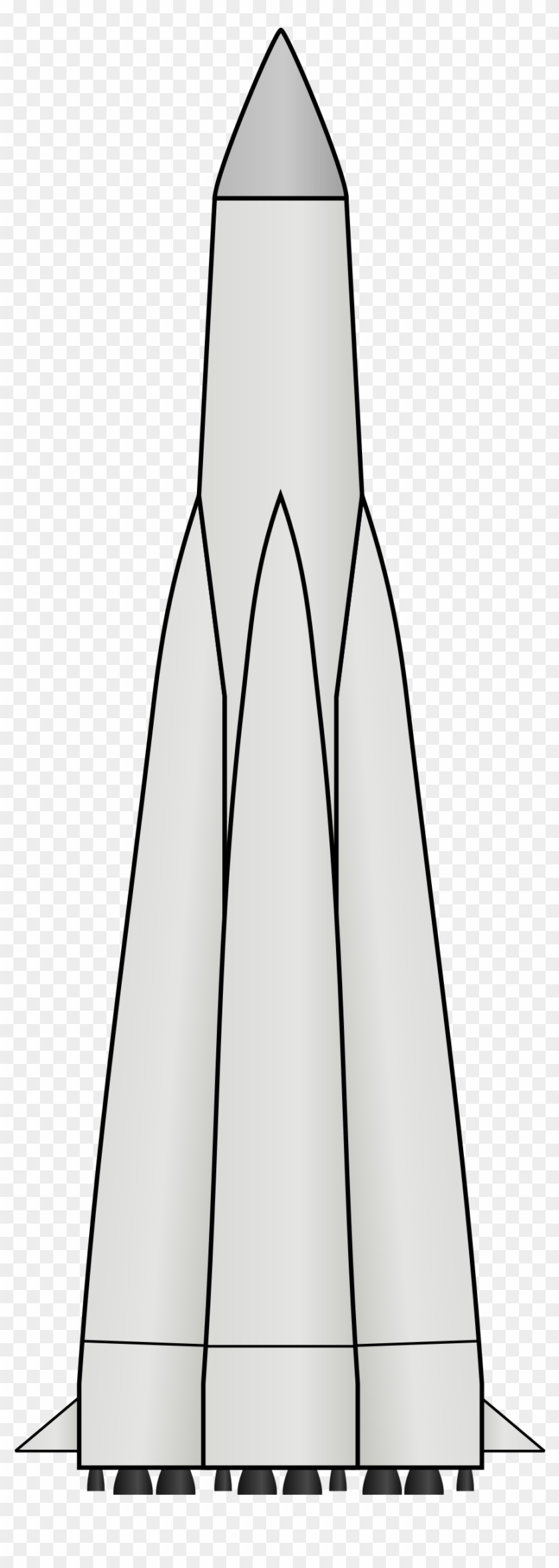 Sputnik Rakete Clipart