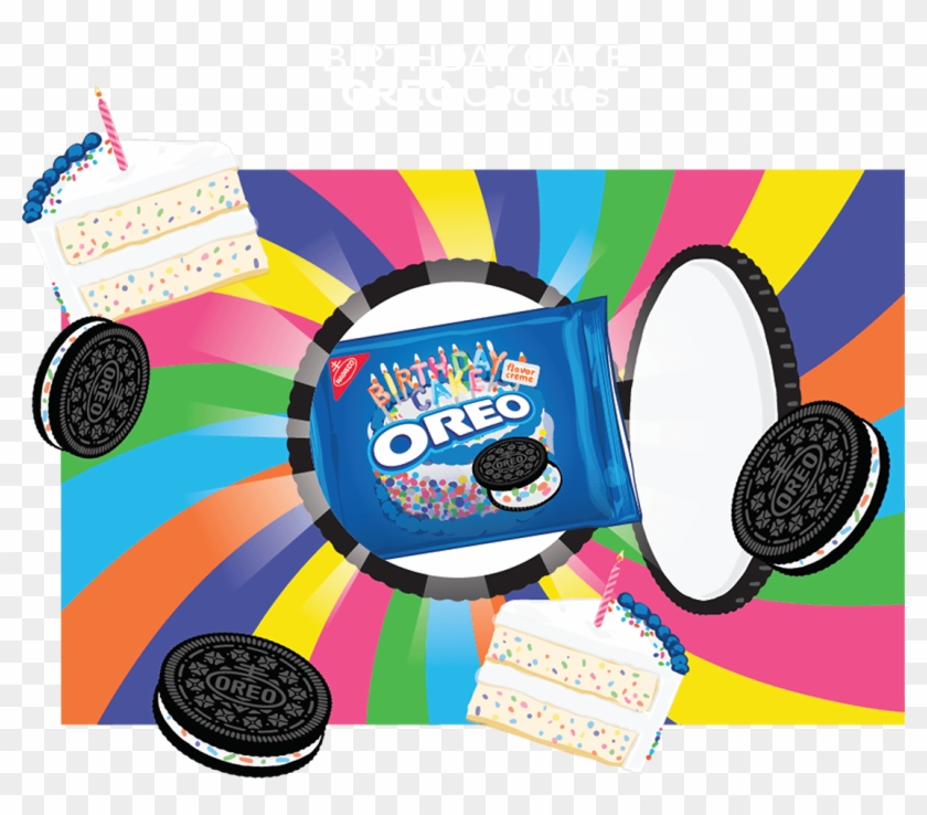 Oreo Clipart Box Cookie - Birthday Cake Oreos Png Transparent Png #352250
