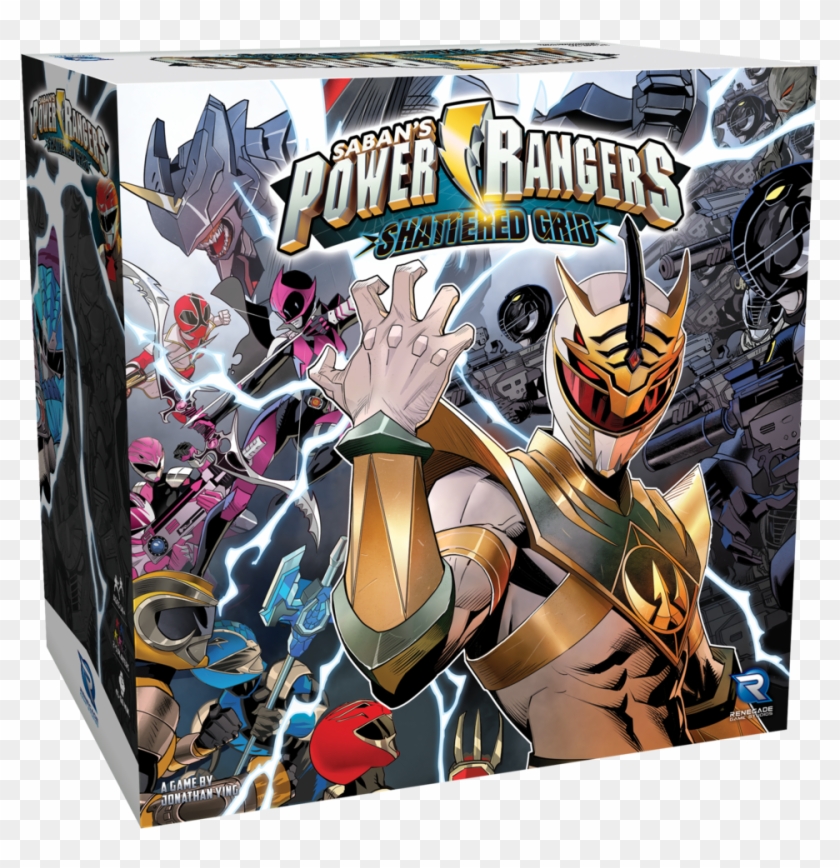 Power Rangers- Shattered Grid 3d Rgb - Comics Clipart #352315