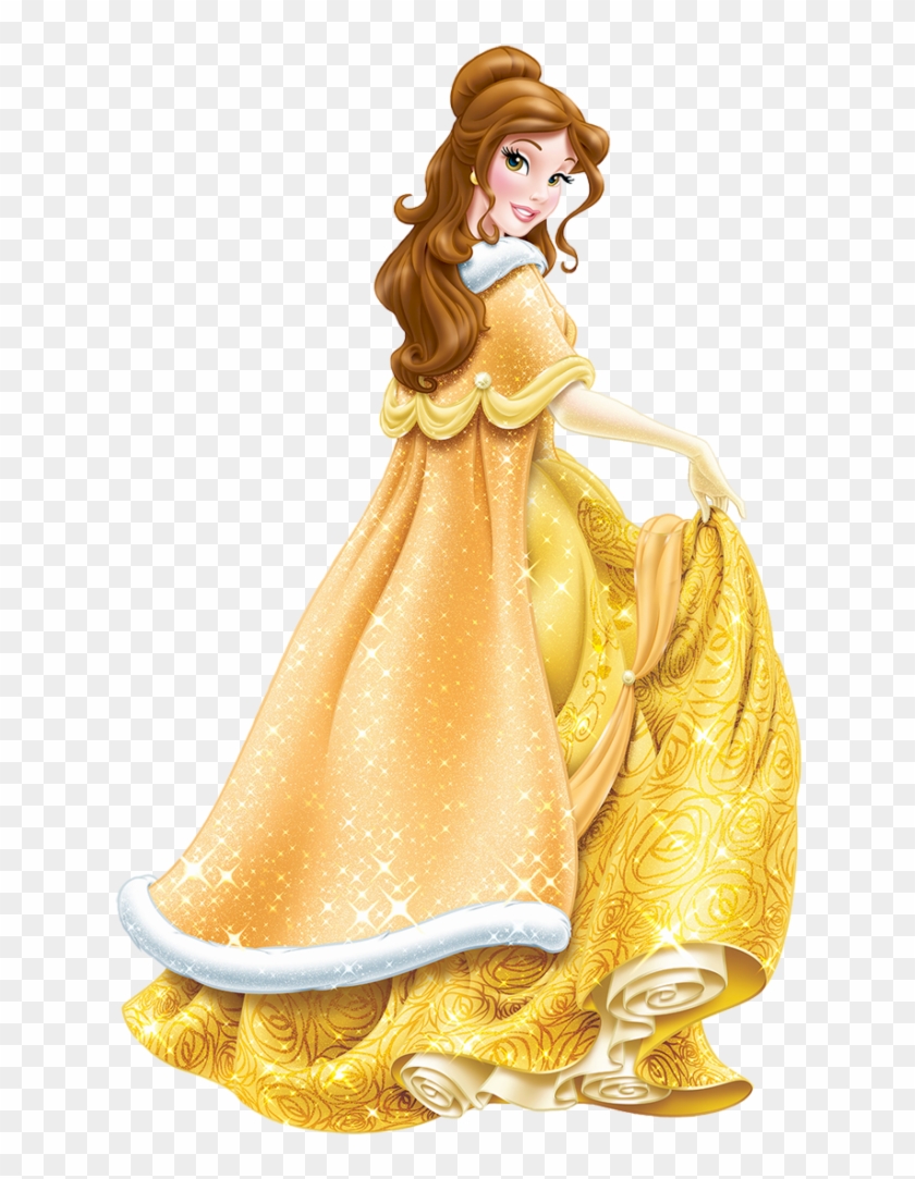 Disney Princess Clipart Winter Clipart - Belle Disney Princess - Png Download