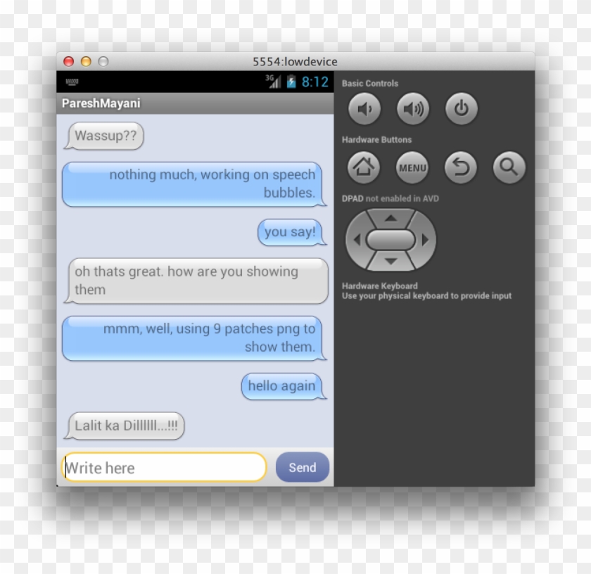 Android Text Bubble Clipart