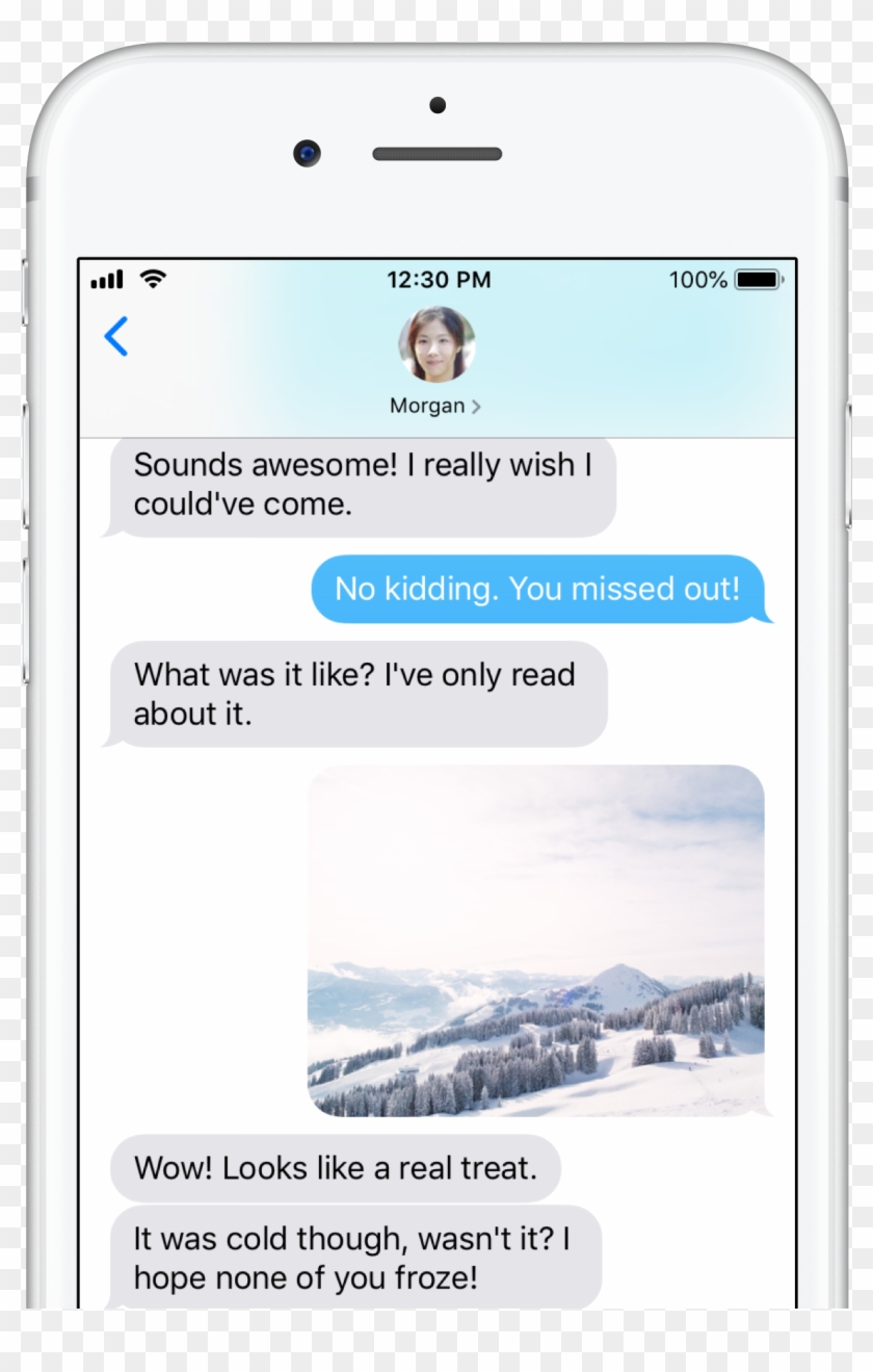 Imessage On Android Blue Bubble Messaging From Your - Iphone Clipart #352523