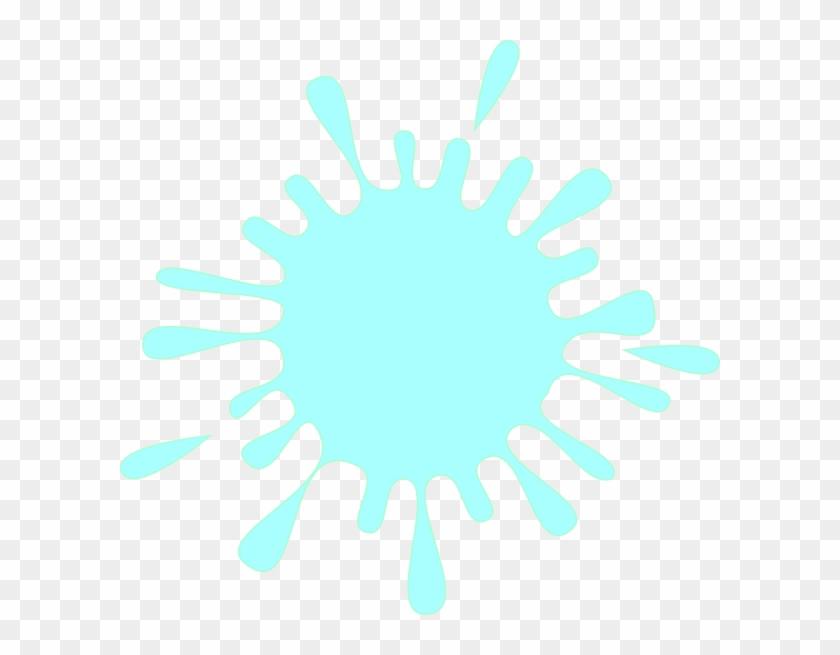 White Cartoon Paint Splatter Clipart