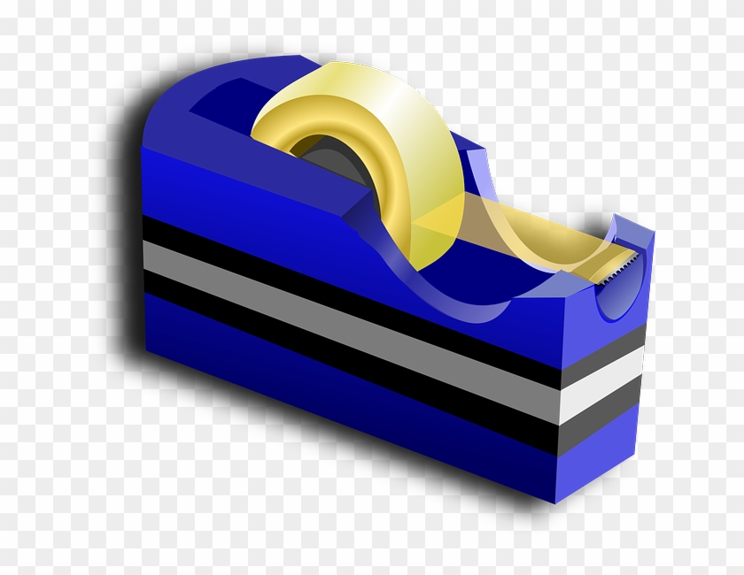 Adhesive Tape, Scotch Tape, Tape, Office, Stick, Role - Cinta Adhesiva De Oficina Clipart #352816