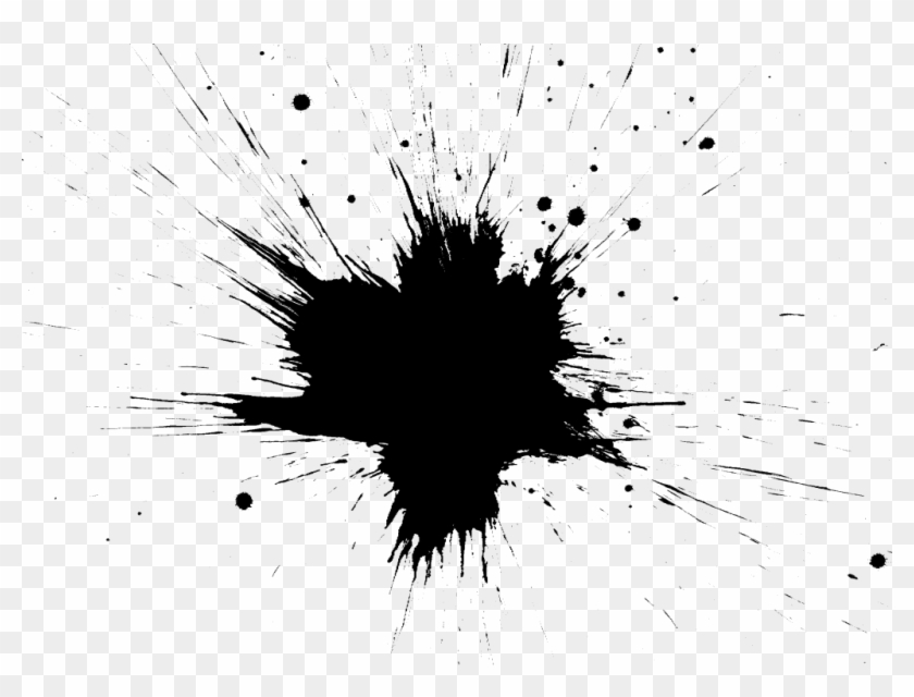 1024 X 732 12 - Splash Black Clipart #352906