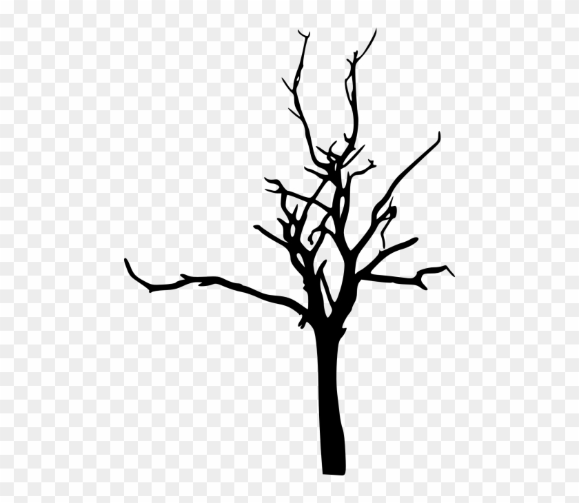480 X 650 4 - Bare Tree Silhouette Png Clipart #352943