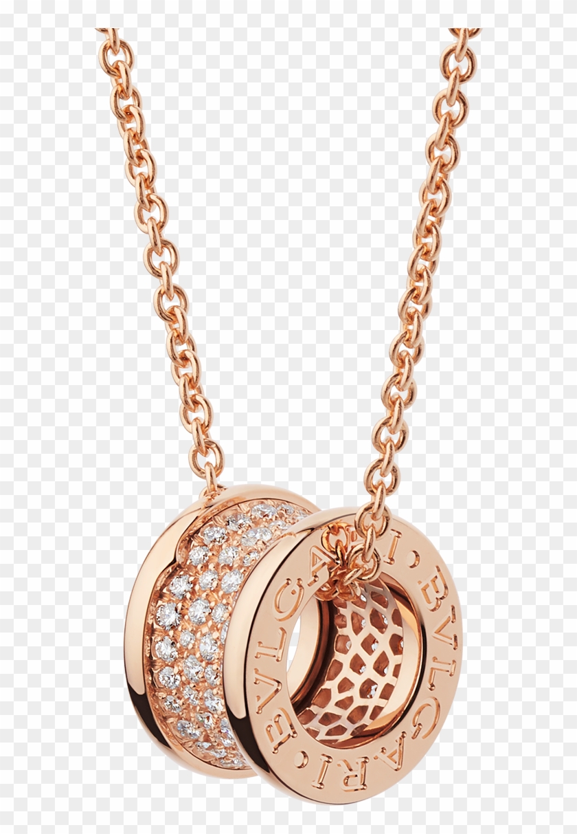 Zero1 Necklace Necklace Rose Gold Pink - Rose Gold Bvlgari Necklace Clipart