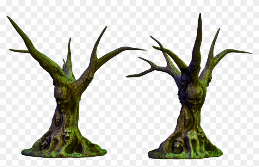 On The Desktop Aljanh - 3d Spooky Tree Clipart