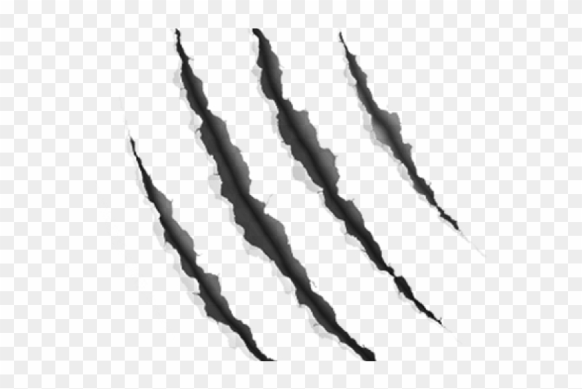 Claw Scratch Clipart Slashes - Transparent Claw Marks - Png Download #353349