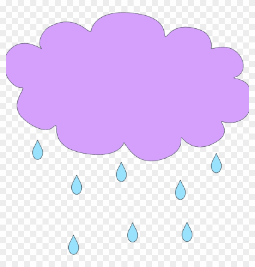 Rain Cloud Clipart Purple Clip Art Image For Teachers - Purple Rain Clip Art - Png Download #353599