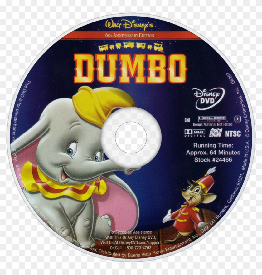Dumbo 1941 2011 Dvd Menu Walkthourgh - Disney 60th Anniversary Dvd Clipart #353686